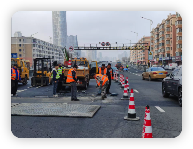 温岭道路维修施工队：城市建设的守护者